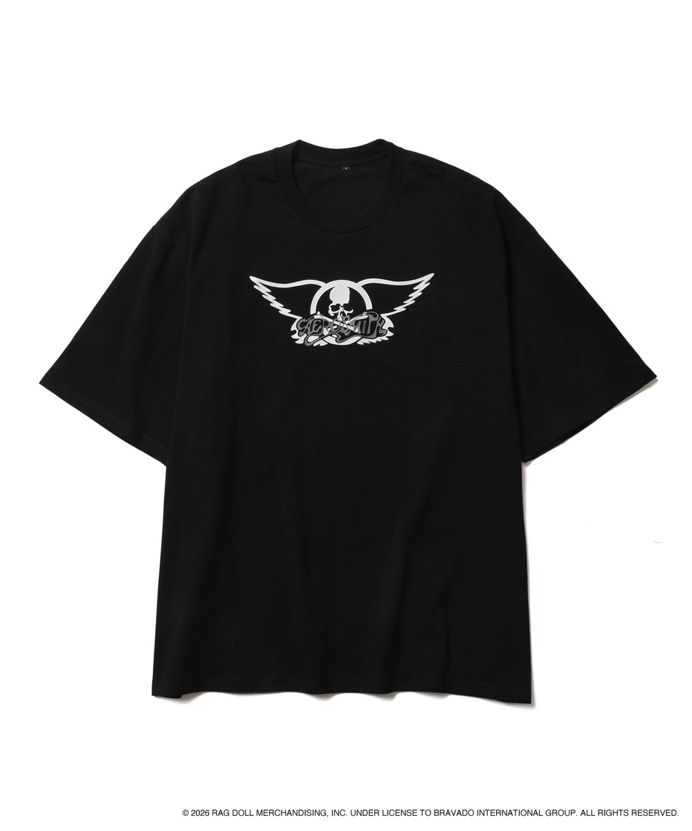 Aerosmith × MASTERMIND S/S Tee Mサイズ AEROSMITH × MASTERMIND WORLD Walk This Way S/S Tee – MASTERMIND