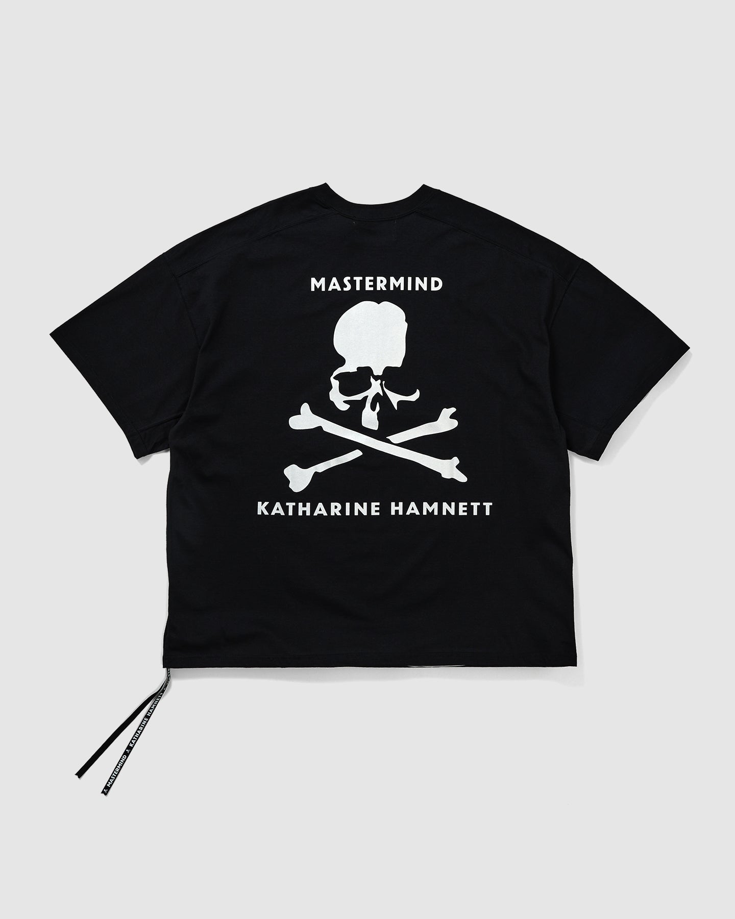 KATHARINE HAMNETT × MASTERMIND WORLD SLOGAN BIG TEE / N,M.F,V