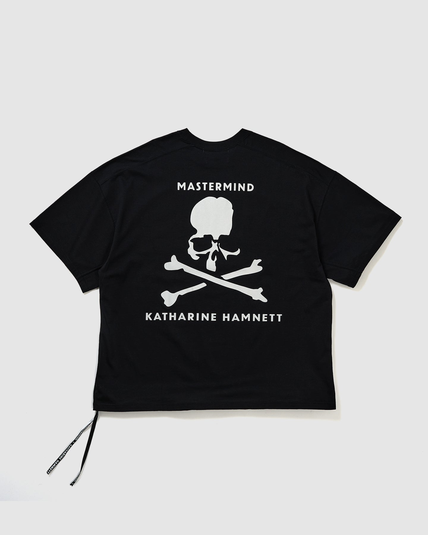 KATHARINE HAMNETT × MASTERMIND WORLD SLOGAN BIG TEE / CHOOSELIFE
