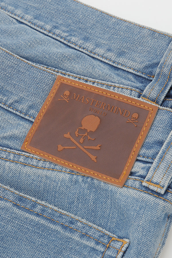MW SKINNY 2COLOR DOUBLE WAIST DENIM PANTS – MASTERMIND TOKYO 公式