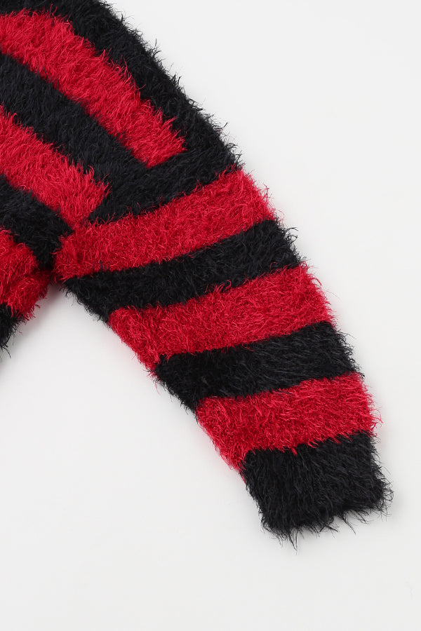 MJ OVERSIZED MICROFIBER STRIPED JUMPER – MASTERMIND TOKYO 公式
