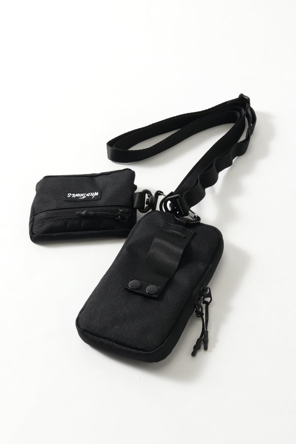 WILD THINGS × mastermind JAPAN POLY CORDURAUTILITY STRAP POUCH