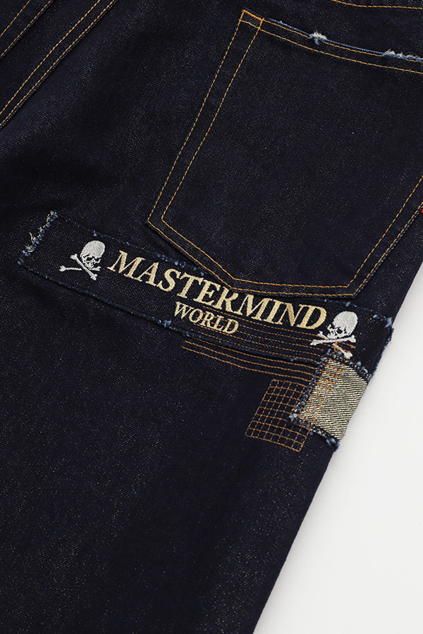 MW PATCHWORK REGULAR STRAIGHT FIT DENIM PANTS – MASTERMIND TOKYO