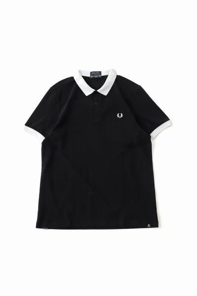 FRED PERRY × MASTERMIND WORLD CONTRAST FRED PERRY SHIRT