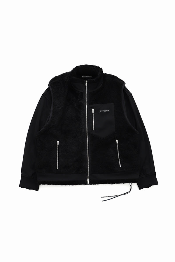 mastermind JAPAN mindblow期 シルクフリースベスト M mastermind JAPAN mindblow期 シルクフリースベスト M 高級 極美
