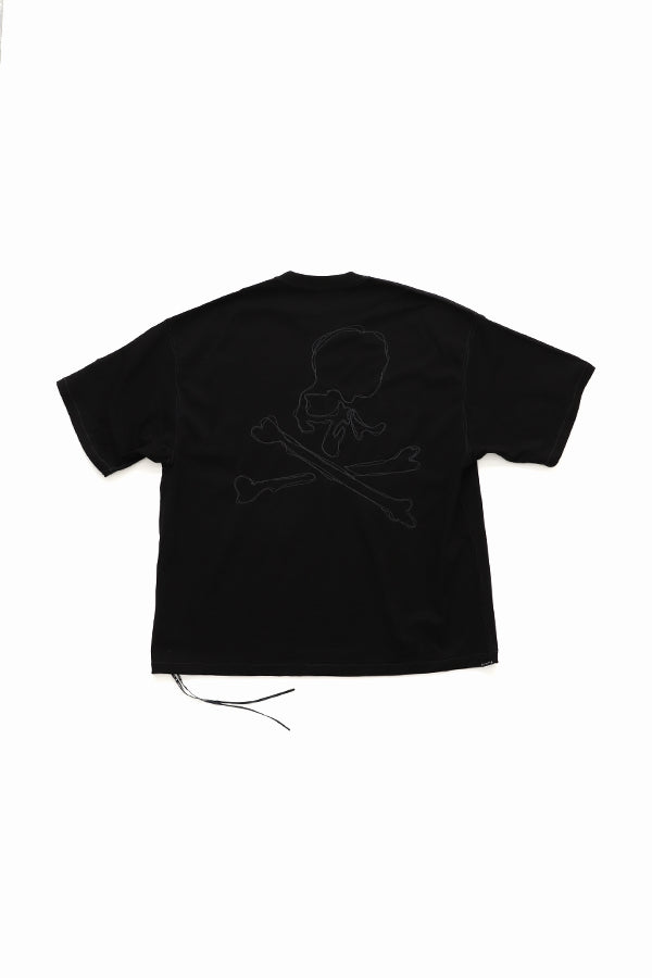 mastermind JAPAN ペイントダメージ加工 クロップドスウェット mastermind JAPAN ペイントダメージ加工 クロップドスウェット