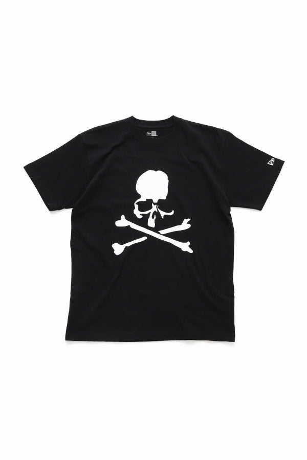 未使用 mastermind WORLD スカルロゴ Tシャツ 黒 S 日本製 NEW ERA PERFORMANCE × MASTERMIND WORLD SS TEE SKULL LOGO