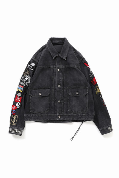 MJ PATCHED DENIM JACKET – MASTERMIND TOKYO 公式オンラインストア