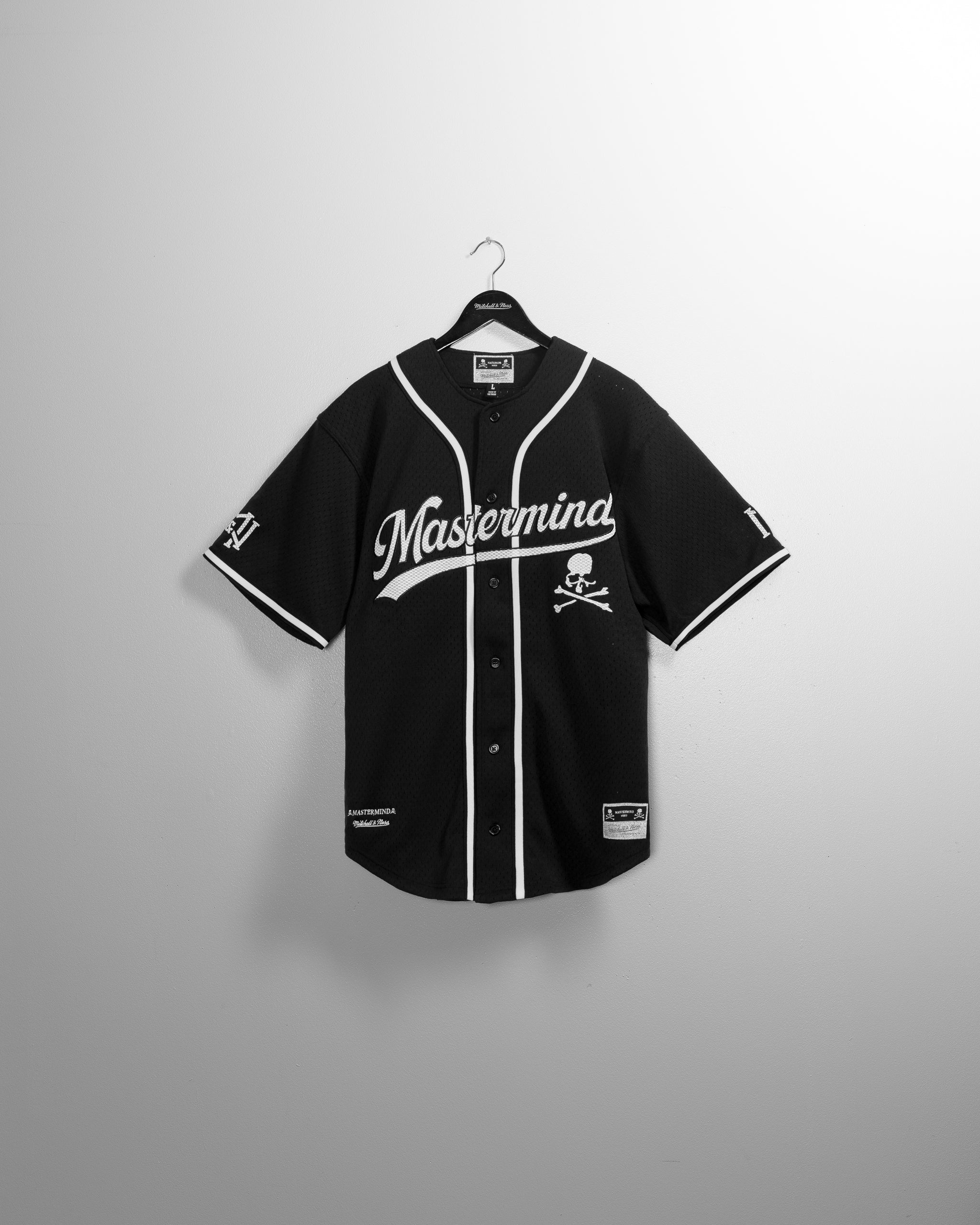 Mitchell&Ness × MASTERMIND WORLD BASEBALL JERSEY – MASTERMIND