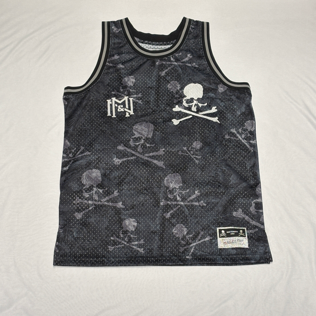 Mitchell&Ness × MASTERMIND World Tank Mitchell&Ness × MASTERMIND WORLD PRINT TANK – MASTERMIND TOKYO