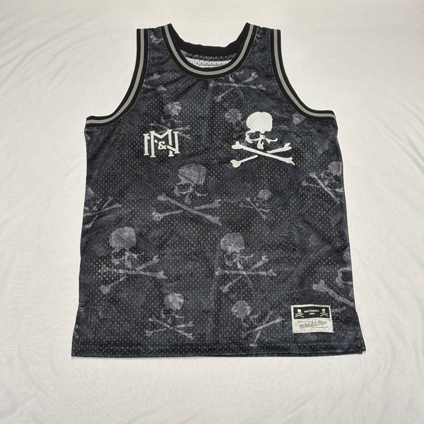 Mitchell&Ness × MASTERMIND World Tank Mitchell&Ness × MASTERMIND WORLD PRINT TANK – MASTERMIND TOKYO
