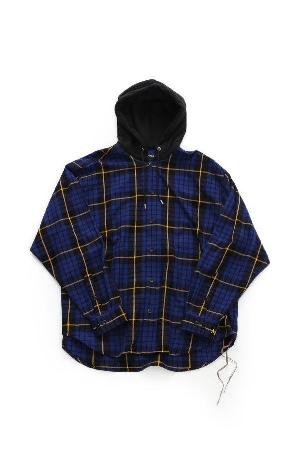 HOODED PLAID SHIRT – MASTERMIND TOKYO 公式オンラインストア