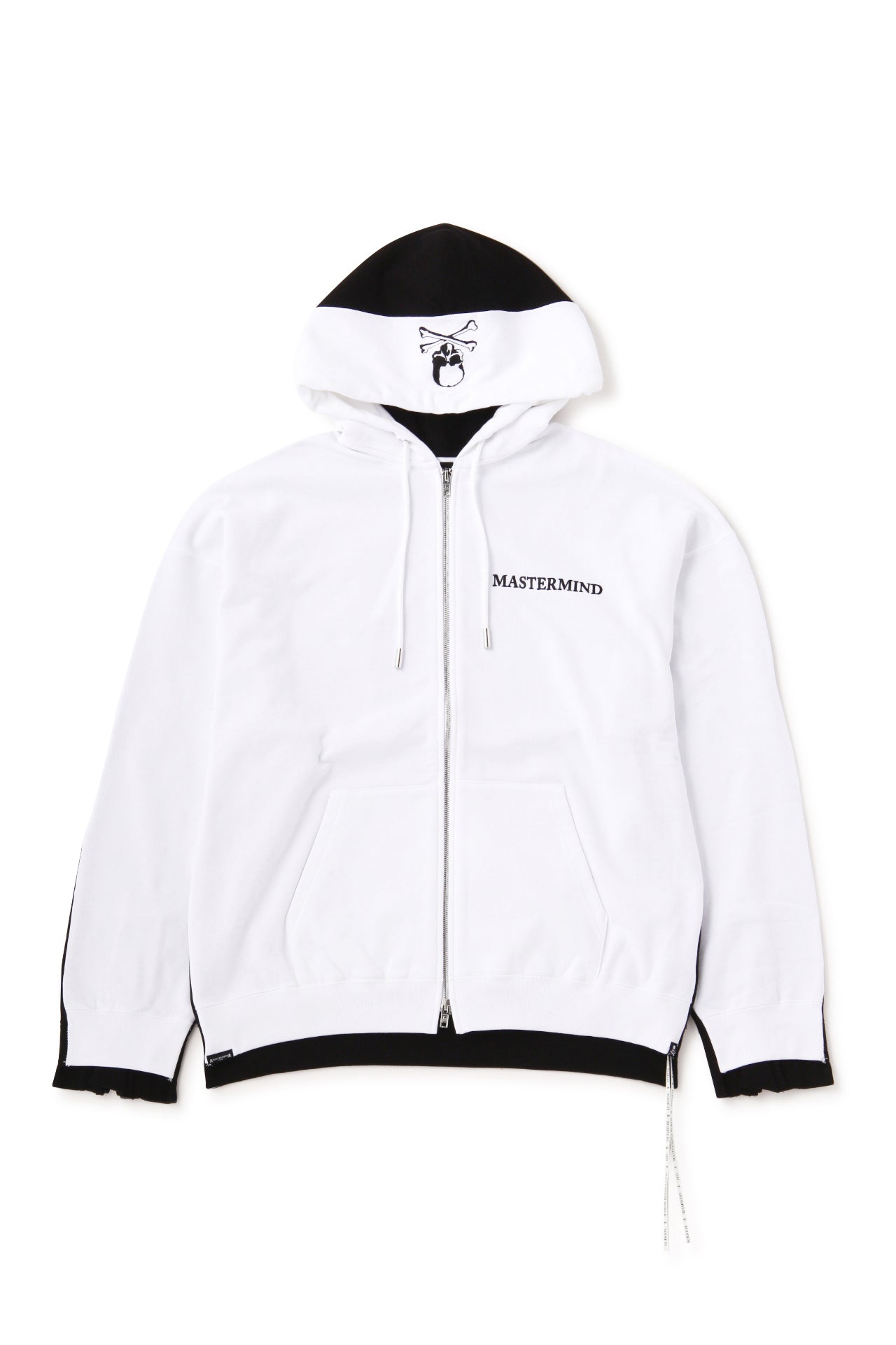 MW BOXY 2 COLOR ZIP HOODIE